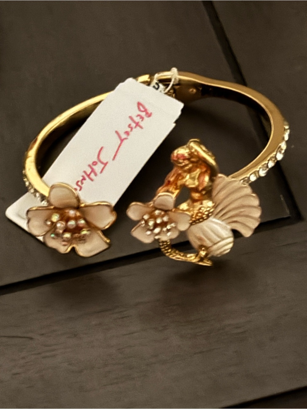 Betsey Johnson Mermaid Bangle Bracelet, NWT